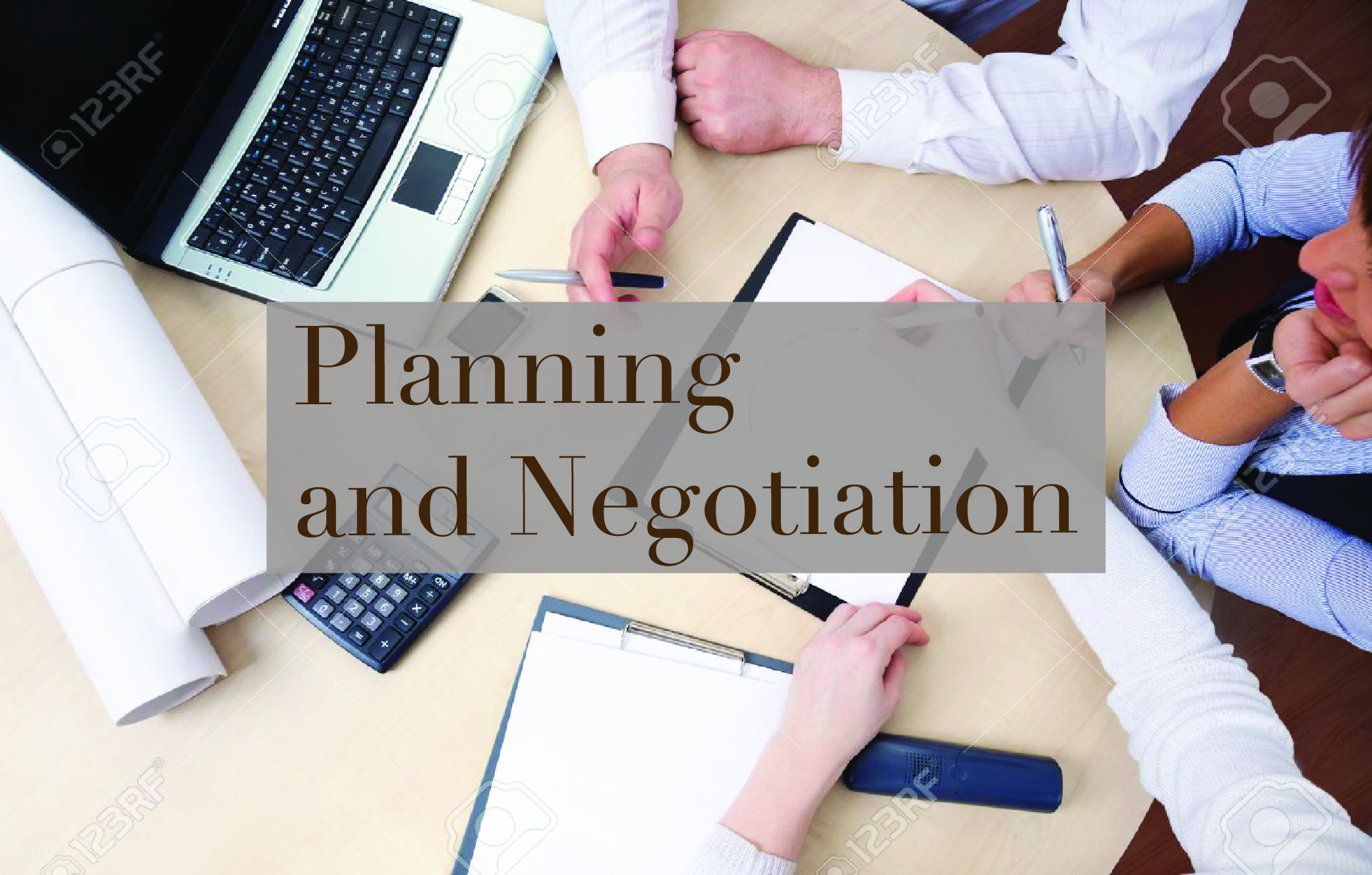 برنامه ریزی و مذاکره به انگلیسی – Planning and Negotiation
